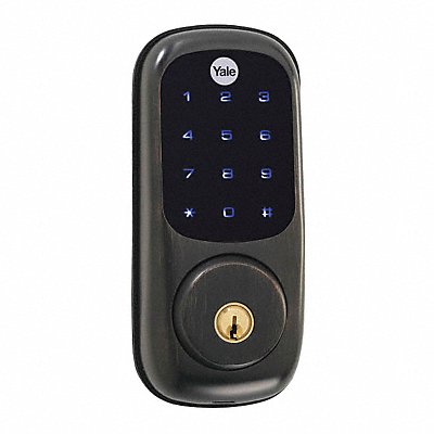 Electronic Keyless Deadbolt Z-wave Brnze MPN:YRD226ZW10BP