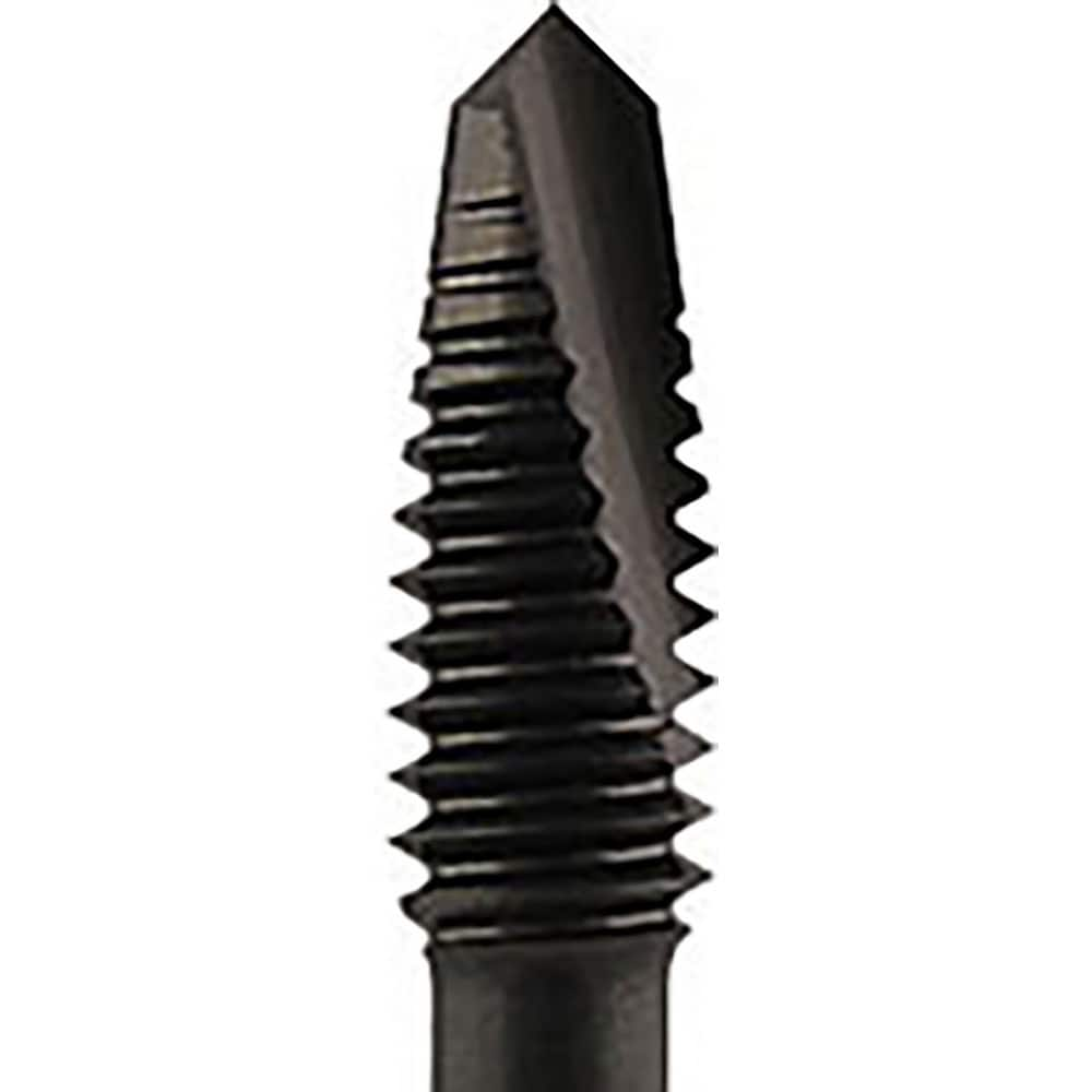 Spiral Point Tap: #8-32, UNC, 2 Flutes, 4.5, 2B, Vanadium High Speed Steel, Oxide Finish MPN:VAUN8JXHEX