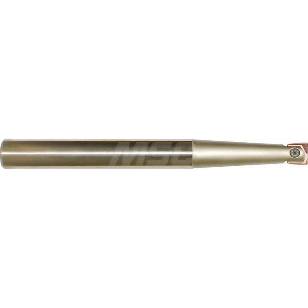 Indexable Ball Nose End Mill: 10 mm Cut Dia, 100 mm OAL MPN:ZRT1001