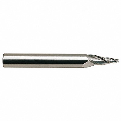 Tapered End Mill Single End 1/4 Carbide MPN:87552