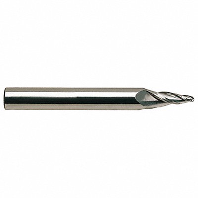 Tapered End Mill Single End 1/4 Carbide MPN:88554