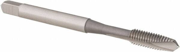 Spiral Point Tap: #10-32, UNF, 2 Flutes, Plug, 2B, Vanadium High Speed Steel, Bright Finish MPN:K9343