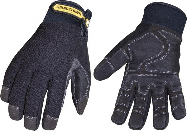 General Purpose Work Gloves: Large, Synthetic Suede MPN:03-3450-80-L