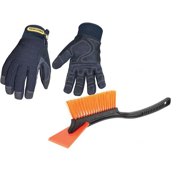 Gloves: Size XL, Fleece-Lined, Synthetic Suede MPN:7599458/5340322