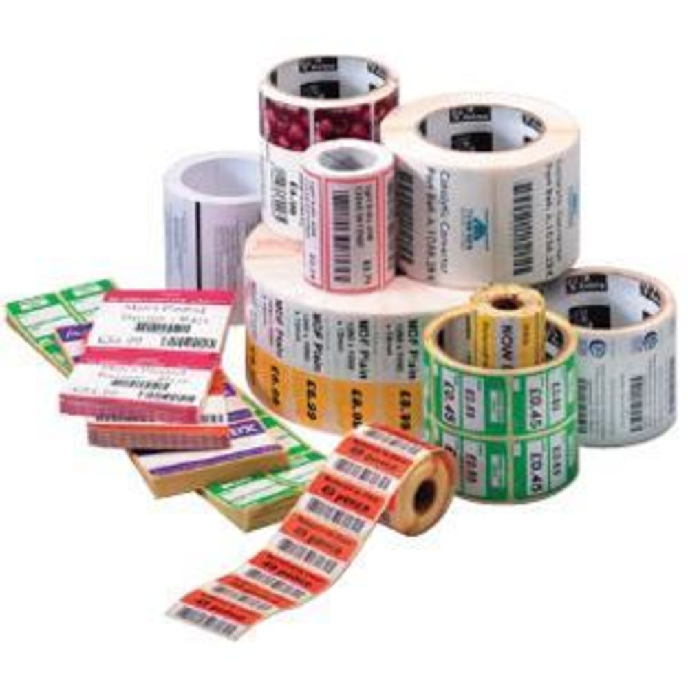 Zebra Label, G44759, Polypropylene 2in x 1 1/4in Thermal Transfer Zebra PolyPro 3000T, 1in Core MPN:18925