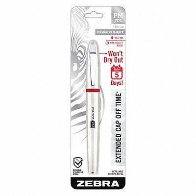 Permanent Marker Red Fine PK6 MPN:65131