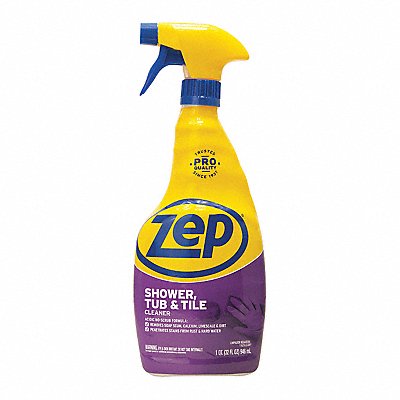 Shower Tub and Tile Cleaner 32 oz PK12 MPN:ZUSTT32PF