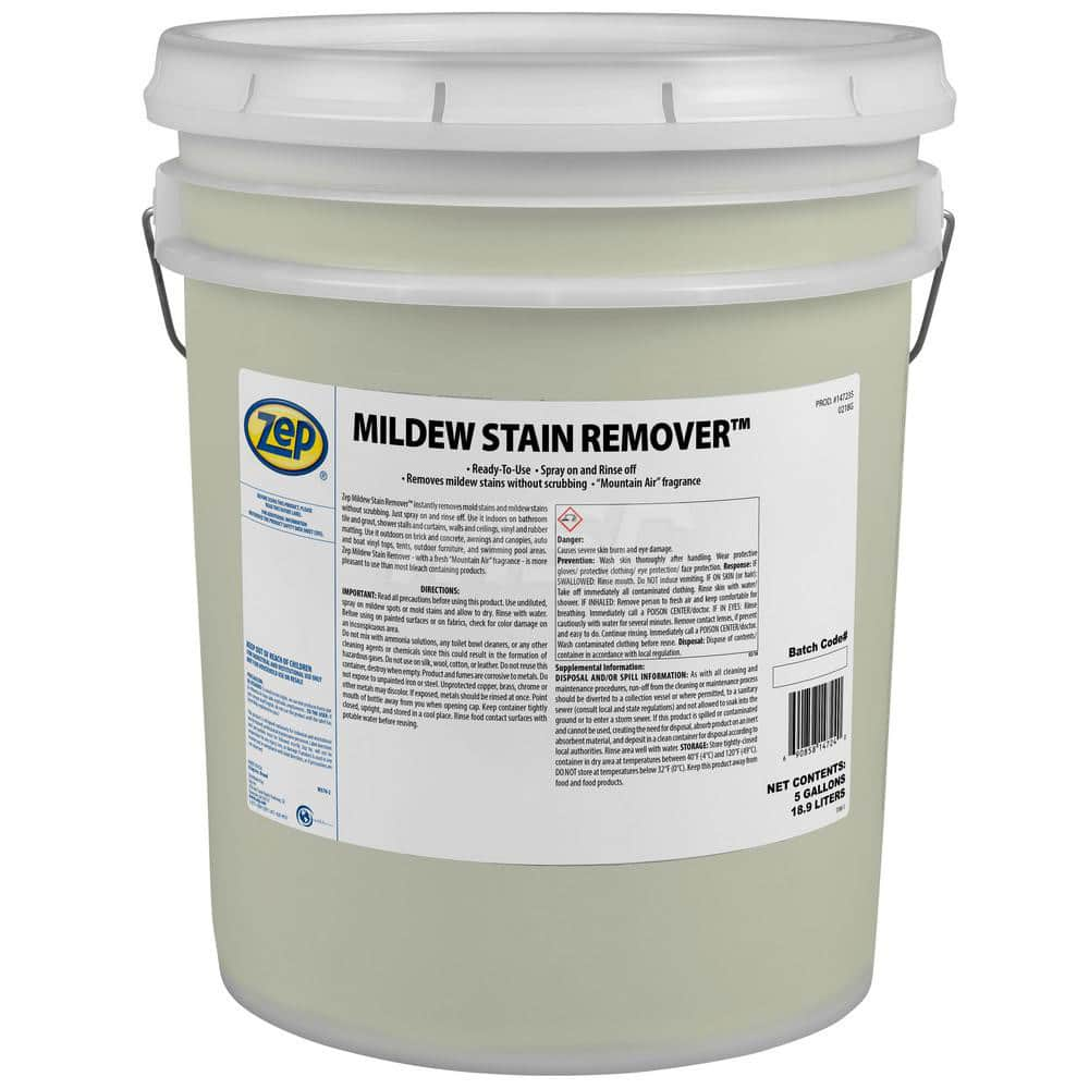 Mildew Stain Remover, 5 gallon Pail MPN:147235