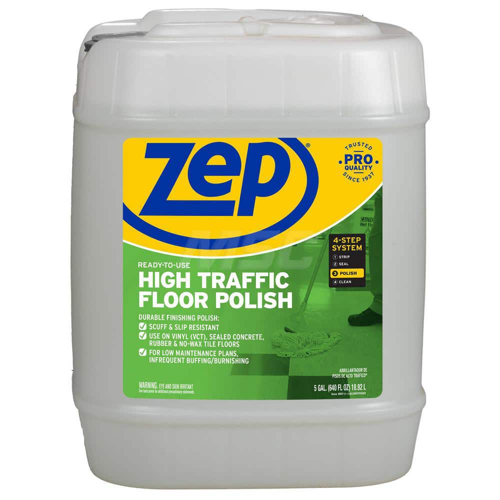 Floor Polisher: 5 gal Pail, Use on Vinyl & Floors MPN:ZUHTFF5G