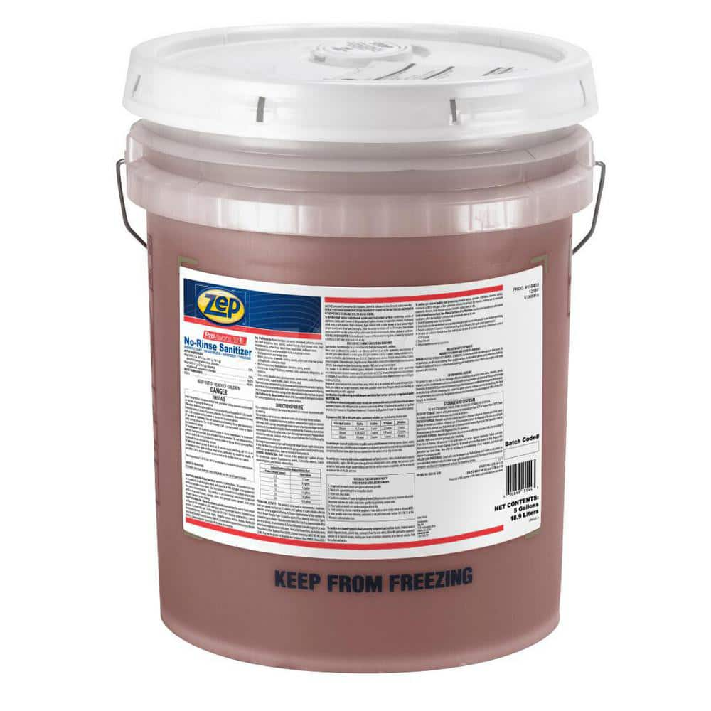 No-Rinse Sanitizer, 5 gallon Pail, Red MPN:155435