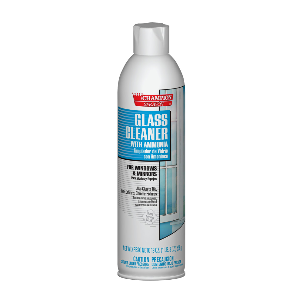 Chase Champion Foam Glass Cleaner Spray, 19 Oz Can, Case Of 12 MPN:ZUFGC19CT