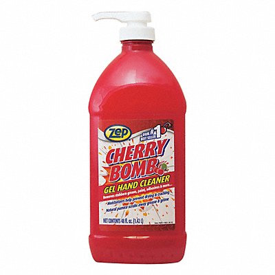 Hand Cleaner Pump Bottle Gel 48 oz PK4 MPN:ZUCBHC484