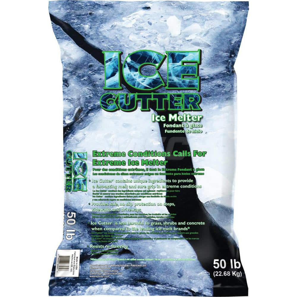 Ice & Snow Melter & De-Icer: Calcium Chloride, Potassium Chloride & Magnesium Chloride, Granular, 50 lb Bag MPN:440901