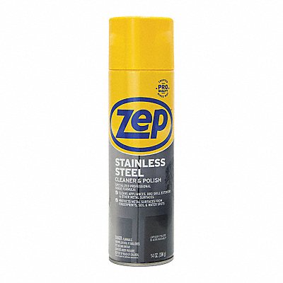 Stainless Stl Cleaner Aerosol 20 oz PK12 MPN:ZUSSTL14