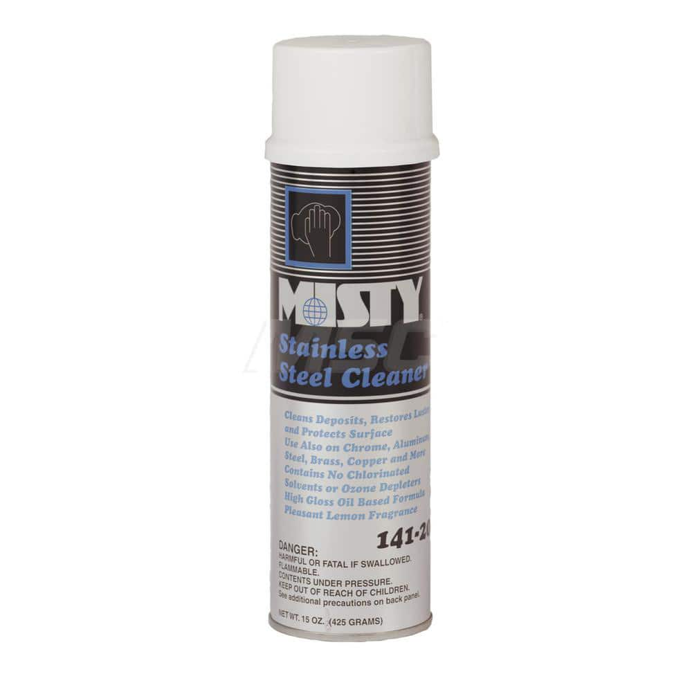 Stainless Steel Cleaner & Polish: 15 fl oz Aerosol Can, Characteristic Scent MPN:1001541