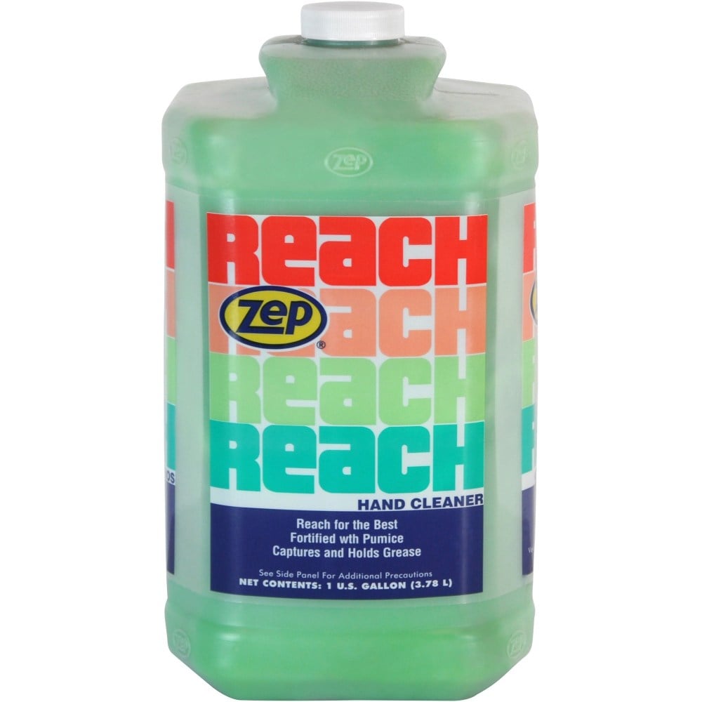 Zep Commercial Reach Liquid Hand Soap Cleaner, Almond Scent, 128 Oz Bottle MPN:92524CT