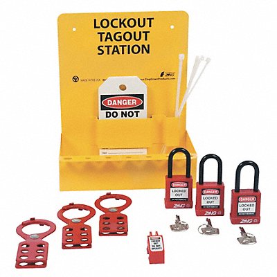 Lockout Station Filled Elctrical 3 Locks MPN:6063