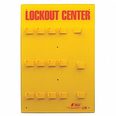Lockout Board Unfilled 23-1/2 In H MPN:7115E