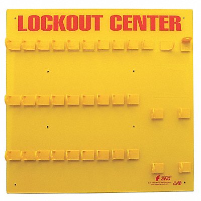 Lockout Board Unfilled 23-1/2 In W MPN:7116E