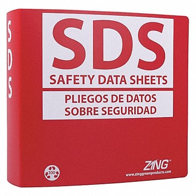 GHS SDS Binder 3 in Bilingual MPN:6035