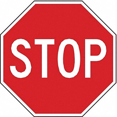 Sign Stop 18X18 Aluminum EGP MPN:2250