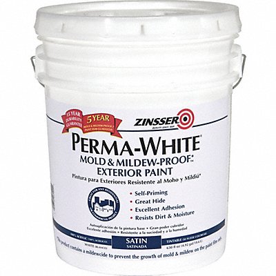 Interior Paint White Satin Finish MPN:02700