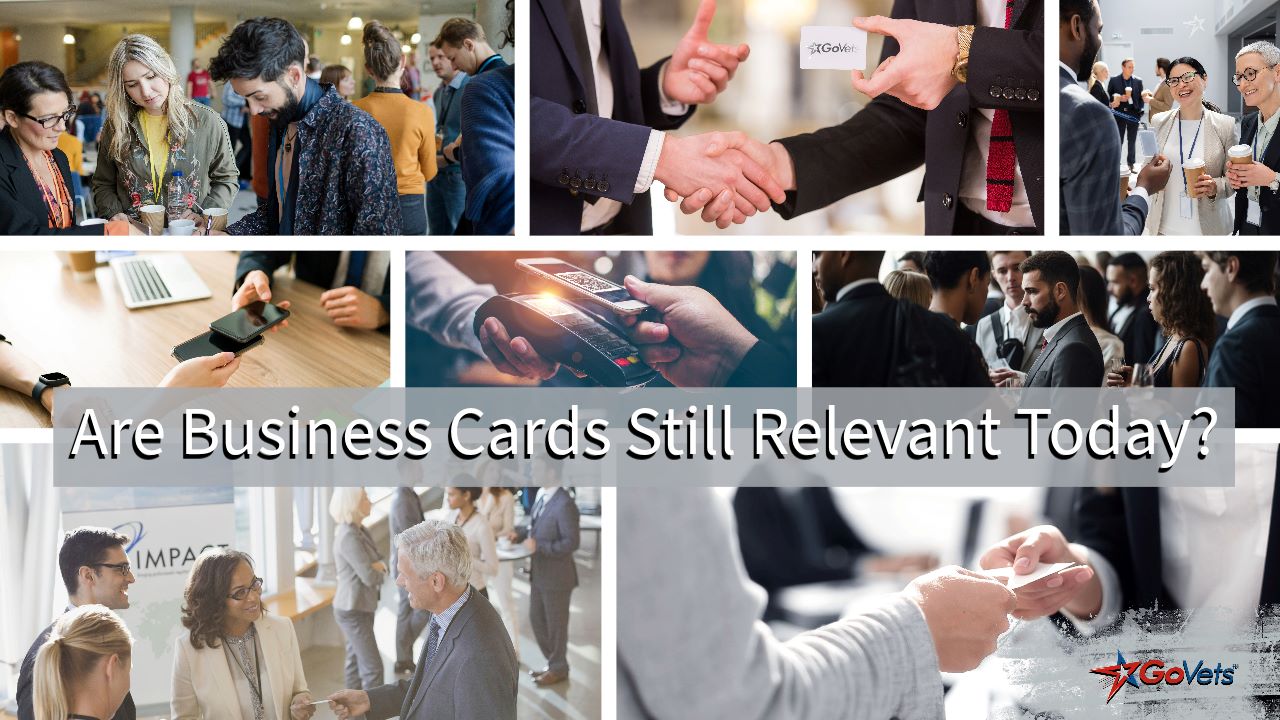 Business Card exchanges - traditional business cards and digital business cards at conferences and meetings