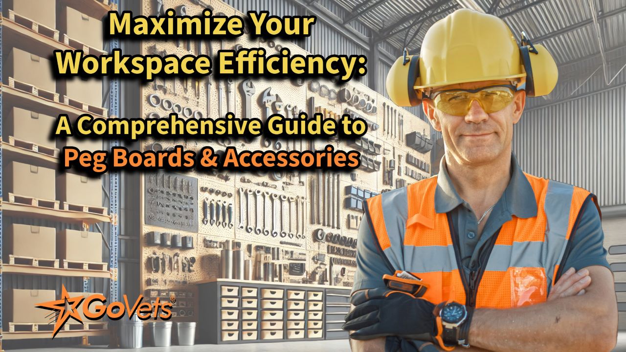 Maximize Your Workspace Efficiency - A Comprehensive Guide to Peg Boards and Accessories - man in shop - head gear - safety vest - govets