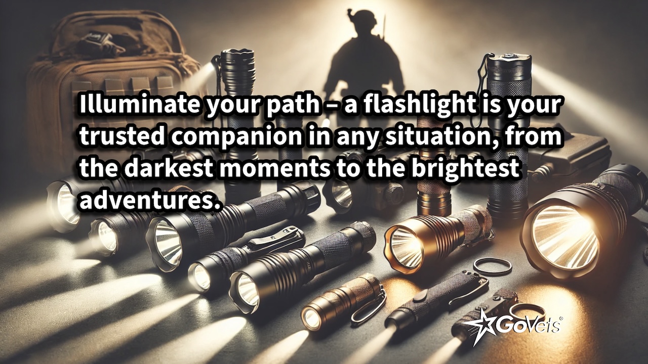 Illuminate your path – a flashlight is your trusted companion in any situation, from the darkest moments to the brightest adventures