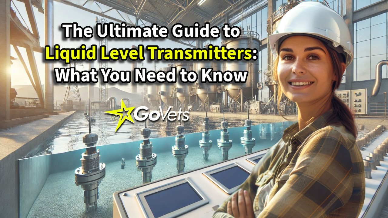 Woman in factory with level transmiters - The Ultimate Guide to Liquid Level Transmitters: What You Need to Know - GoVets Logo