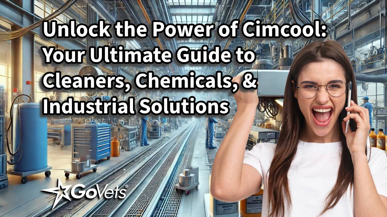 Unlock the power of cimcool industrial solutions, cleaners, chemicals